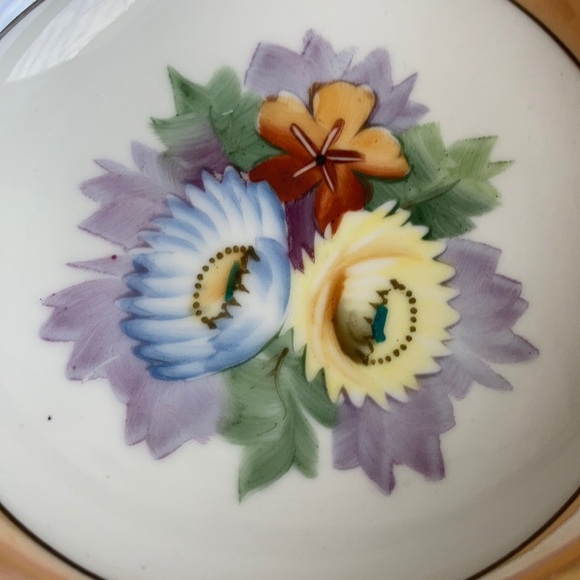 Vintage Noritake hand painted lusterware bowl - Picture 2 of 8